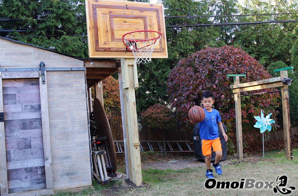 OBX, OBX Basketball, OMOIBOX, basketball hoop, Indoor, Outdoor, portable, wall, nba, Lifetime, maxkare, mounting bracket, wall mount, basketball hoops, basketball court, portable basketball, pole, goalsetter, basketball backboard, basketball goal, conversion kit, rim, silverback, net, ball, spalding, quick adjust, roof, backboard mounting, universal mounting, roof mount