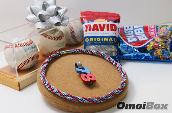 Baseball Necklace/ Ball Display Gift Set