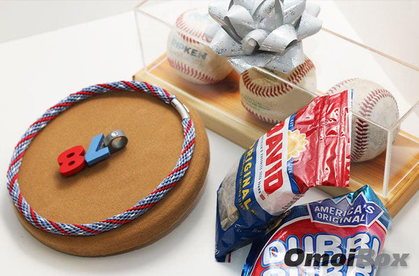 Baseball Necklace/ Ball Display Gift Set