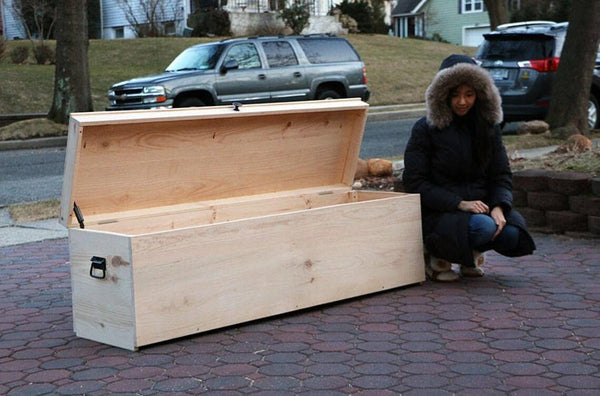 Extra Large Custom Storage Bench