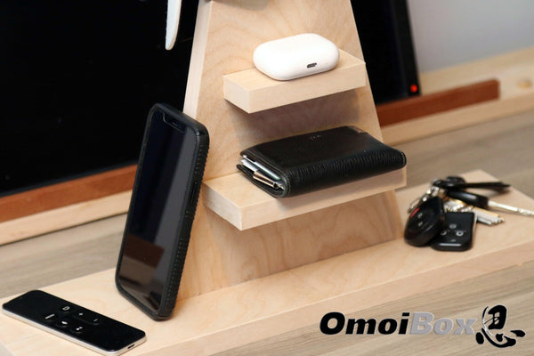 wood docking station, docking station, personalized, handmade, charging, watch, creative, men's, Apple Watch, speaker, desktop, rustic, dark, holder, phone holder, universal, storage, stand, clock, valet, engraved, wood, unique, organizer, mobile, Mens Wooden Organizer, gift ideas, vanity, desk organizer, charging station, nightstand organizer, Wood Valet Nightstand, Mens Gift, Christmas Gift, Docking Stand, Gift for Men, Gift for Dad, Mens Gift, Birthday Gift, Personalized Gift, New Job Gift