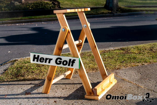 Premium Outdoor Golf Putter Stand