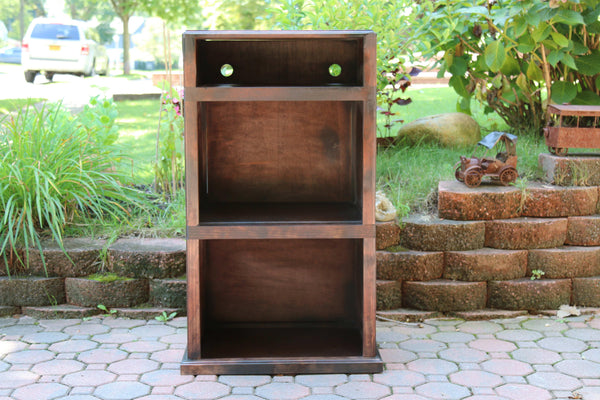 Record Player / Receiver / 3 tier record holder Stand Rack *Custom Engraving