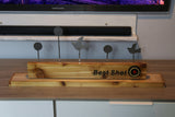 Steel Plated Wooden Target that Transforms to Home Decor