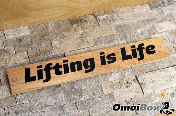OBX, OBX Fitness, OMOIBOX, wood, wooden, custom, home gym, rogue fitness, best, portable, Personalized, Lifting Is Life, Custom Fitness Motivational Quote, Personalized Gym Sign, Home Gym Workout Motivation Sign, Weightlifting Wall Decor, Home Décor, Wall Décor, Wall Hangings, Signs, Lifting Is Life, custom name sign, personalized sign, home gym sign, weight room sign, CrossFit sign, home gym, gym sign, exercise sign, gifts for him, gifts for dad, gym decor, gym quote