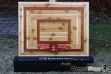 wooden basketball backboard, decorative basketball hoop, wood basketball hoop, wood basketball backboard, wooden mini basketball hoop, custom mini basketball hoop, custom basketball goal, custom indoor basketball hoop