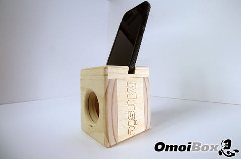 Walnut & Maple Jewelry Box with Custom Lock made by OmoiBox Designs