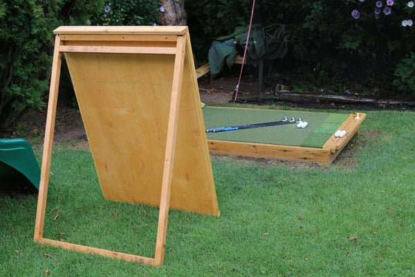 OBX Golf Wood Floor Mirror