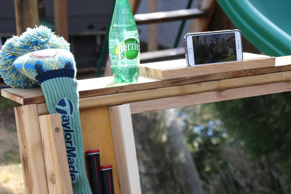 OBX Golf Wood Floor Mirror