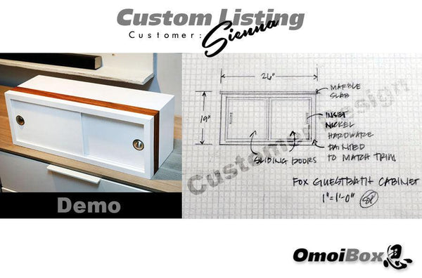 Custom Cabinet (Reserved for Sienna R.)