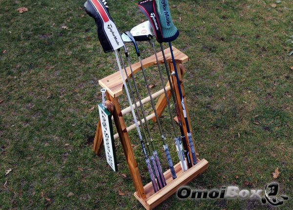 putter headcover on putter rack