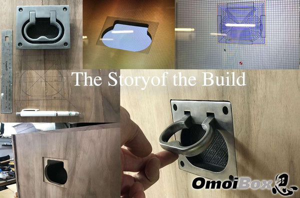 Walnut Wood Storage Bench