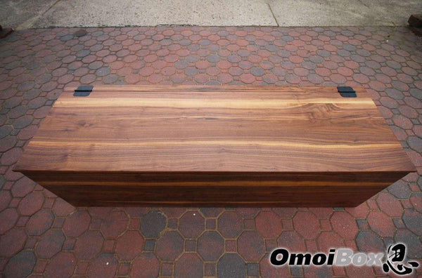 Walnut Wood Storage Bench