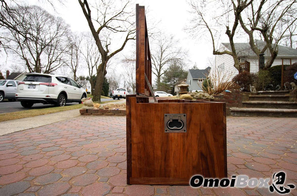 Walnut Wood Storage Bench