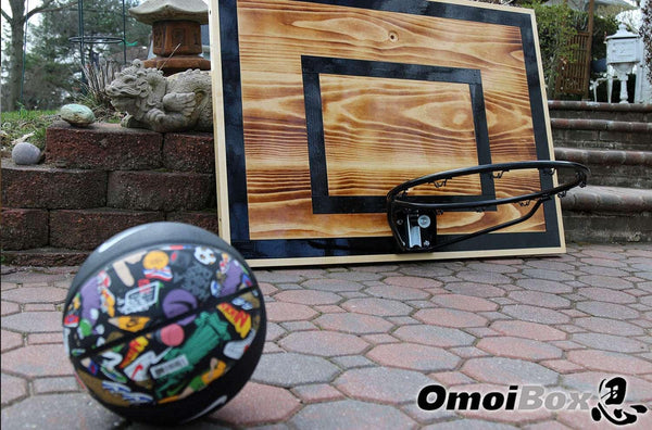 wooden basketball backboard, decorative basketball hoop, wood basketball hoop, wood basketball backboard, wooden mini basketball hoop, custom mini basketball hoop, custom basketball goal, custom indoor basketball hoop