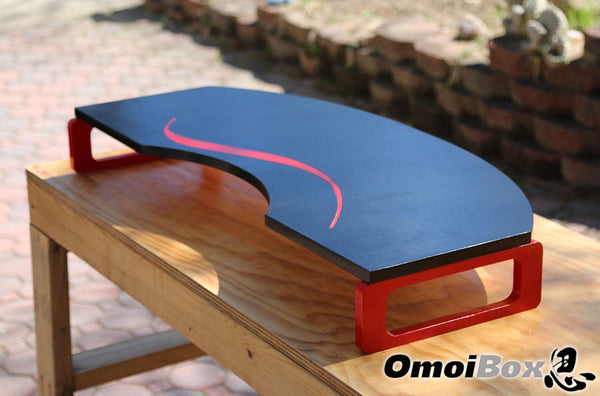 Contemporary Curved Monitor Stand