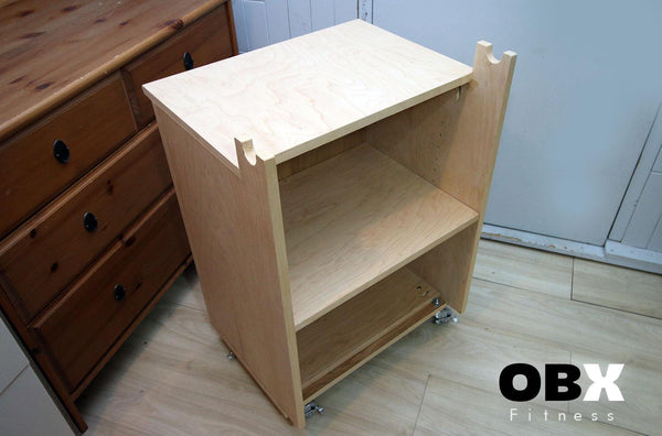 OBX, OBX Fitness, OMOIBOX, wood, wooden, custom, home gym, rogue fitness, best, portable, Personalized, Multi Purpose Storage Cabinet, With Wheels, Wooden Curl Bar Station, Custom Mobile Cabinet, Best Home Gym, Equipment Rack, For Small Space, Home gym storage cabinet, storage Systems, Storage Rack, equipment storage, storage Bench, Multi purpose, gym Storage Rack, Exercise equipment, Home gym organizer, storage solutions, small, curl bar, small space, ideas