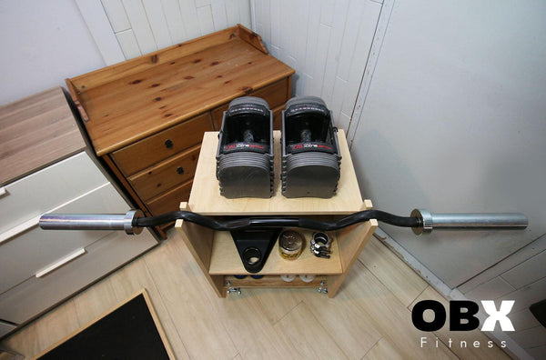 OBX, OBX Fitness, OMOIBOX, wood, wooden, custom, home gym, rogue fitness, best, portable, Personalized, Multi Purpose Storage Cabinet, With Wheels, Wooden Curl Bar Station, Custom Mobile Cabinet, Best Home Gym, Equipment Rack, For Small Space, Home gym storage cabinet, storage Systems, Storage Rack, equipment storage, storage Bench, Multi purpose, gym Storage Rack, Exercise equipment, Home gym organizer, storage solutions, small, curl bar, small space, ideas
