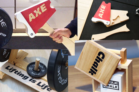 OBX Lifting Package | The Big Axe Jack, Chalk Holder & Lifting is Life Sign