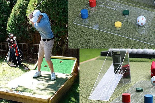 Golf mat, practice, indoor, rough, diy, putting, turf, driving range, backyard, winter, optishot, truestrike, divot, simulator, teaching, rubber, home, sand, fiberbuilt, training, outdoor, real feel, alignment, hitting, portable, grass, green, fairway, Putting green, country club elite, golf course, begonia, chipping, artificial, tee, ball, lawn, golf practice, Skytrak, putting mat, net return, putt, putter, tri turf, game, golf club, acu strike, training mat, training aid, chipping mat, golf hitting mat