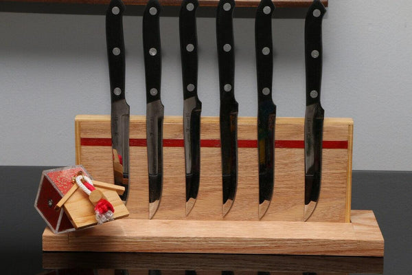 Premium Magnetic Steak Knife Holder