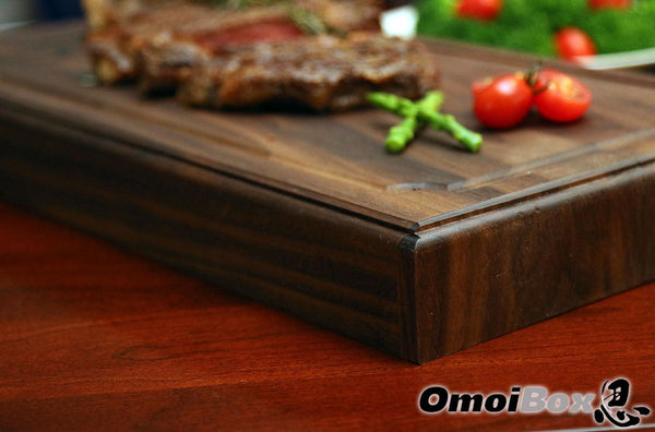extra thick walnut steak serving board