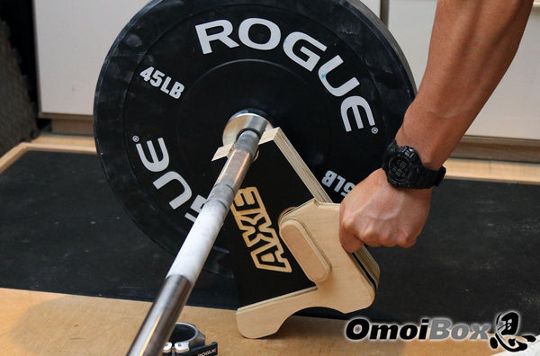 OBX Fitness, OMOIBOX, wood, wooden, custom, home gym, deadlift jack, rogue fitness, barbell jack, mini barbell jack, wooden barbell jack, single barbell jack, double barbell jack, wooden deadlift jack, deadlift jack mini, deadlift bar jack, portable, mini deadlift jack, best barbell jack