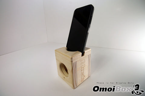 ResonanceCube - Wooden Phone Sound Amplifier Box