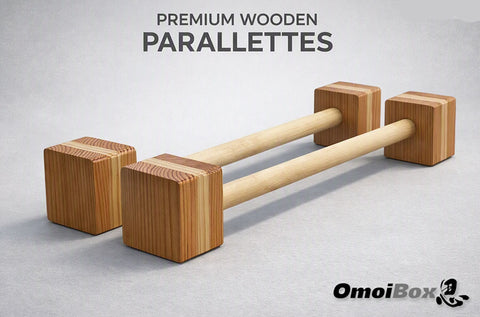 WOODEN PARALLETTE SET