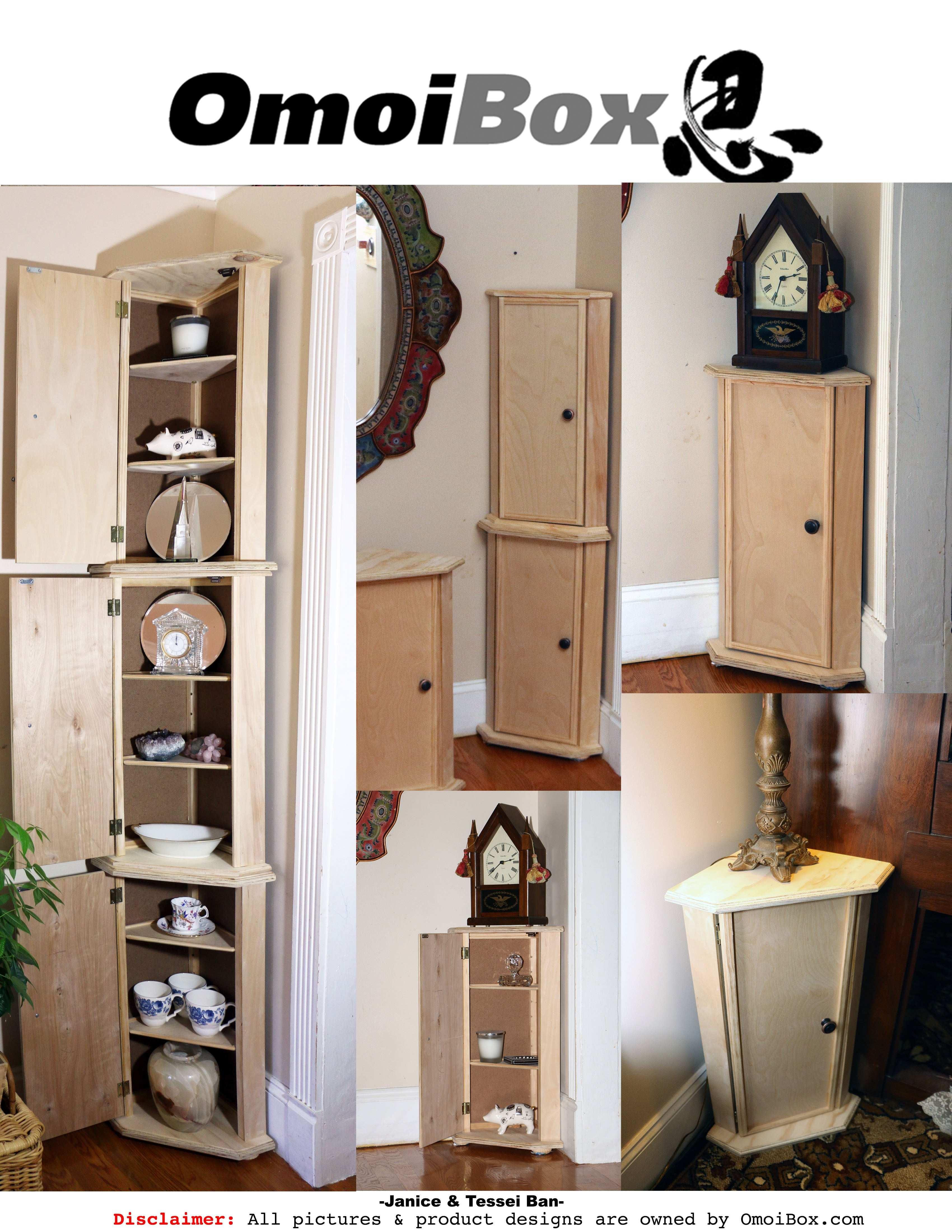 Custom Corner Cabinet (Designed by OmoiBox) – OmoiBox Visionary Creations