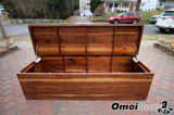 Walnut Wood Storage Bench