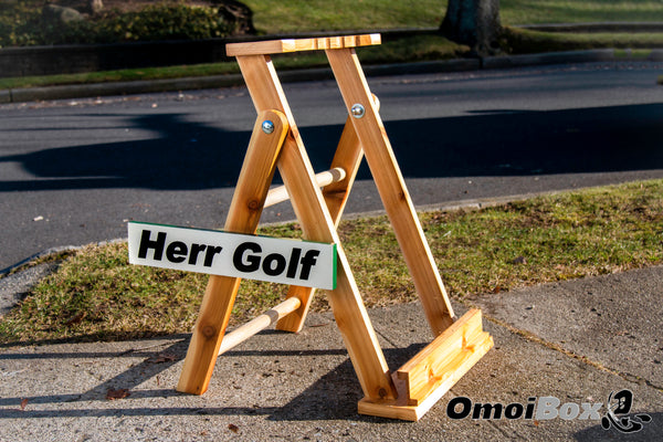 Premium Outdoor Golf Putter Stand