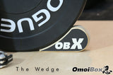 OBX FITNESS, OMOIBOX, wood, wooden, dead wedge, weightlifting, weights, powerlifting, plates, jack, gym, deadlifts, deadlift jack, bar, lift, squat, bumper plates, barbell’s, OBX Weight Plate Stop Wedge  
